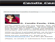 Tablet Screenshot of candiscasting.com